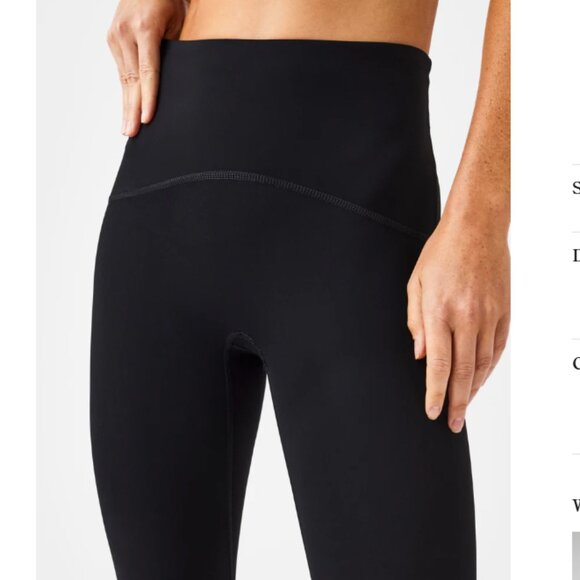 NWOT SPANXshape Booty Boost Black 7/8 Leggings Size S - Picture 4 of 9